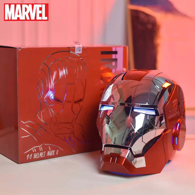 Iron Man MK5 Legendary Helmet – Voice Control LED Wearable Mask