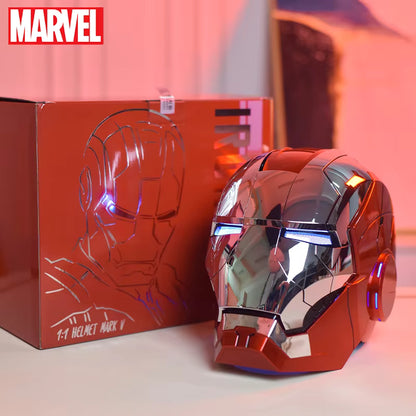 Iron Man MK5 Legendary Helmet – Voice Control LED Wearable Mask