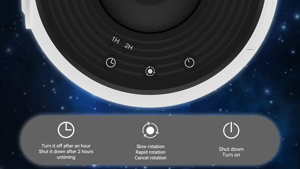 Astronaut Galaxy Projector – 12-in-1 Starry Sky Planetarium Night Light with 360° Rotation