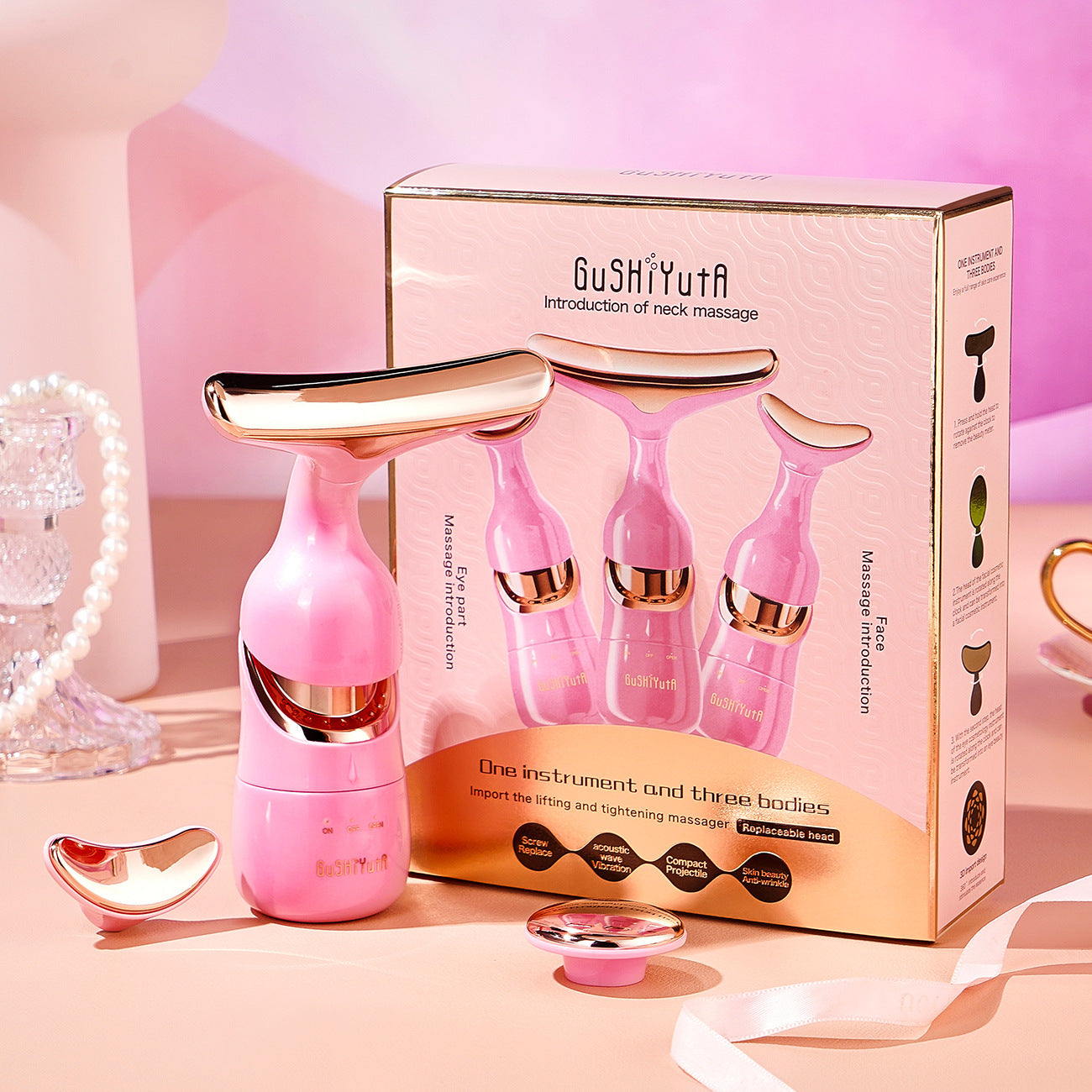 RejuvaLift™ 3-in-1 Microcurrent Face & Neck Massager