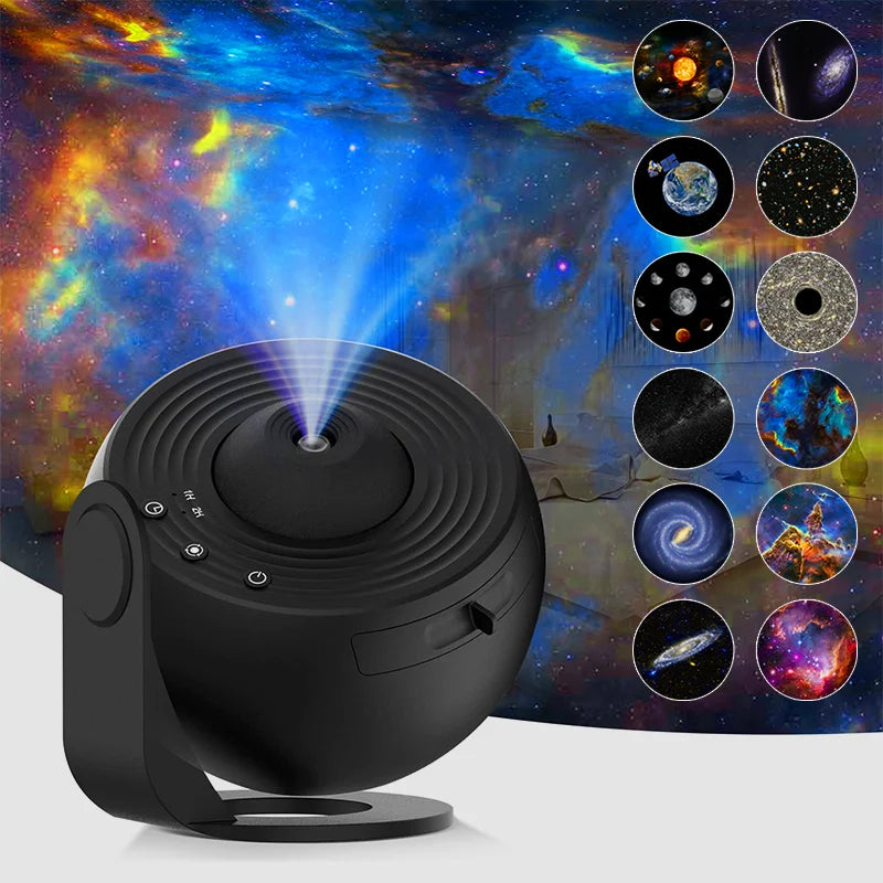 Astronaut Galaxy Projector – 12-in-1 Starry Sky Planetarium Night Light with 360° Rotation
