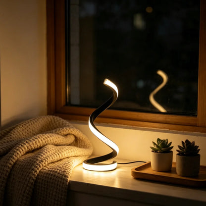 LumaSpiral™ Modern LED Table Lamp