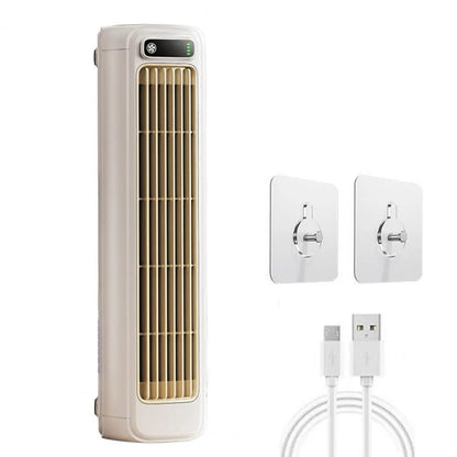 ArcticFlow™ Pro – Ultra-Quiet Rechargeable Wall-Mounted Cooling Fan with Adjustable Airflow