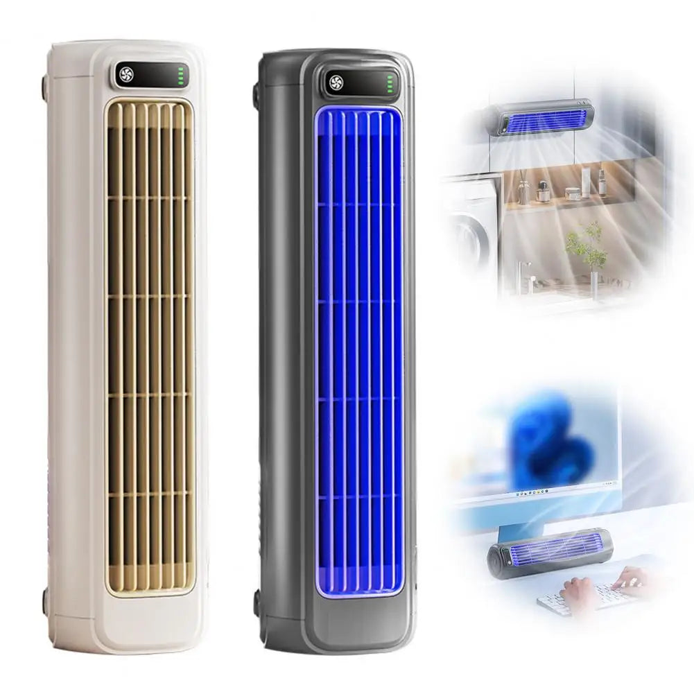 ArcticFlow™ Pro – Ultra-Quiet Rechargeable Wall-Mounted Cooling Fan with Adjustable Airflow