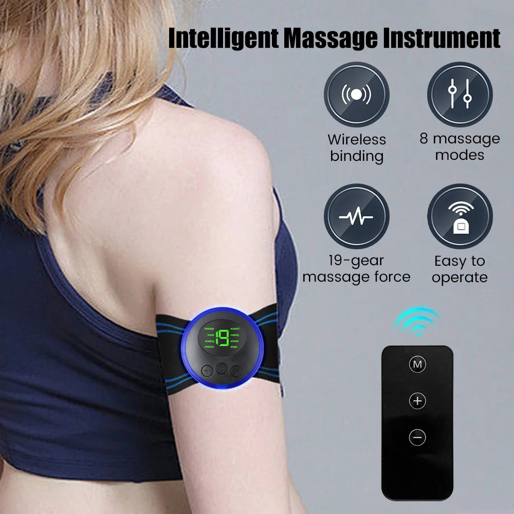 SmartPulse EMS Neck & Body Massager – Portable Electric Muscle Stimulator for Pain Relief & Relaxation