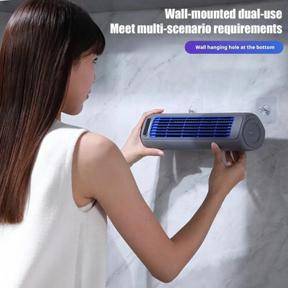 ArcticFlow™ Pro – Ultra-Quiet Rechargeable Wall-Mounted Cooling Fan with Adjustable Airflow