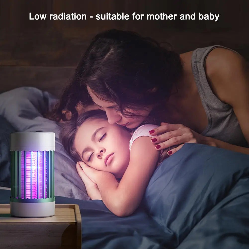 BuzzGuard™ UV Mosquito Killer Lamp – USB Powered Electric Insect Trap for Indoor & Outdoor Protection