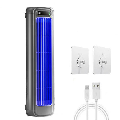 ArcticFlow™ Pro – Ultra-Quiet Rechargeable Wall-Mounted Cooling Fan with Adjustable Airflow
