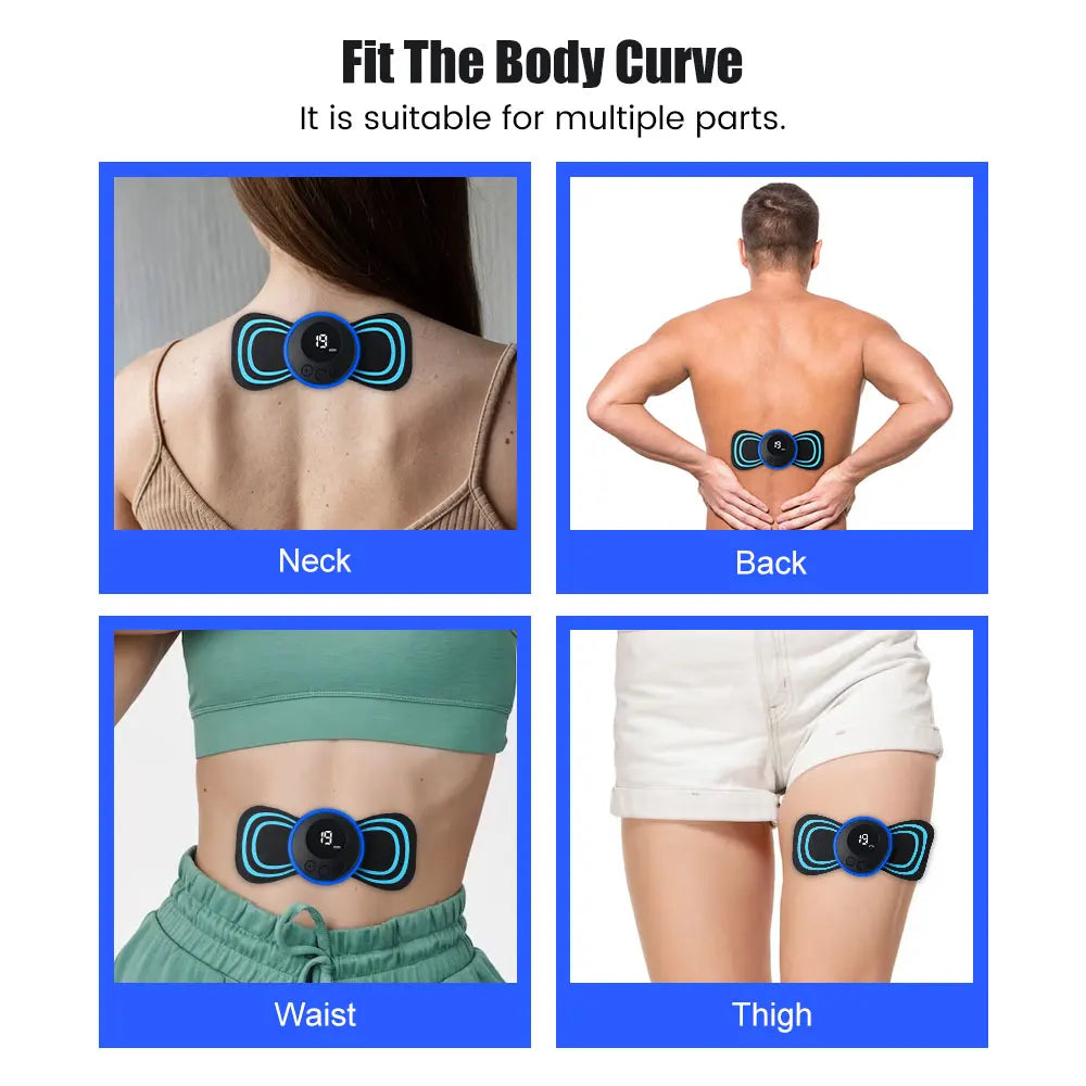 SmartPulse EMS Neck & Body Massager – Portable Electric Muscle Stimulator for Pain Relief & Relaxation
