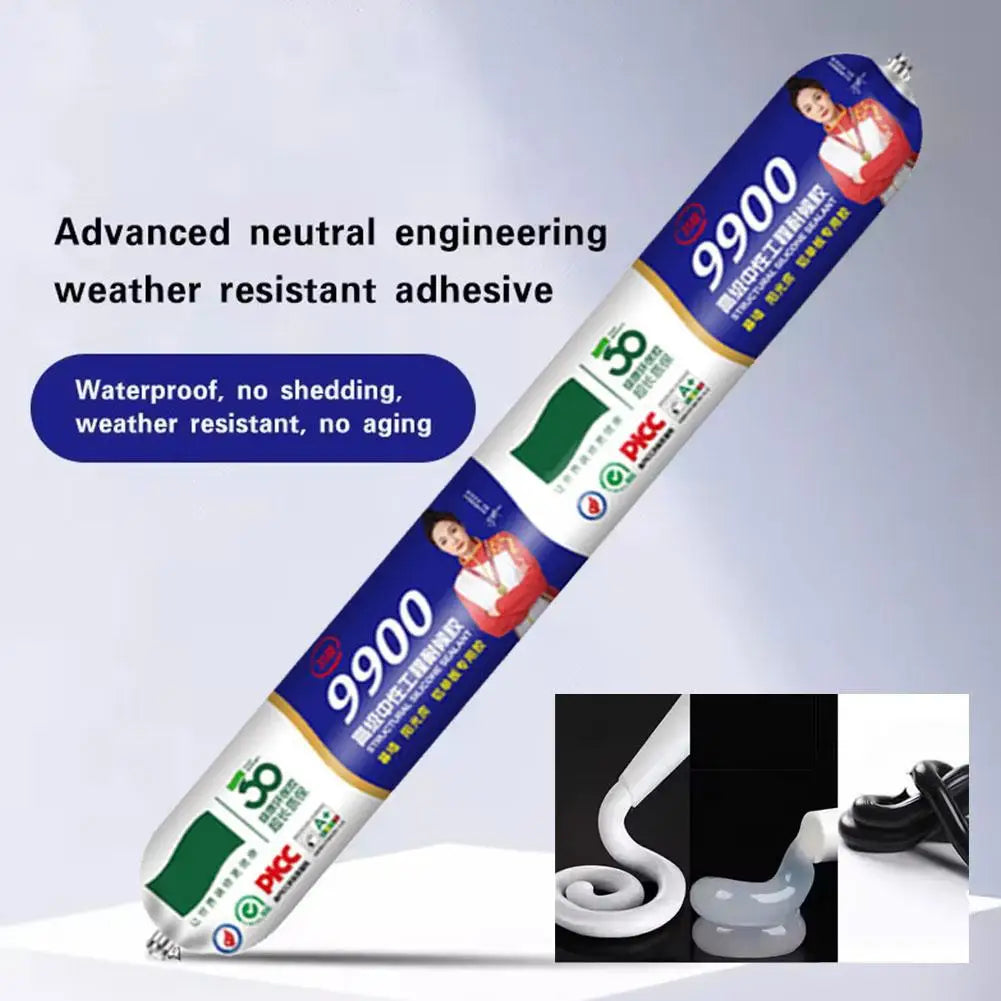 High - Strength 9900 Structural Silicone Sealant - Outdoor Weatherproof Adhesive for Windows & Doors