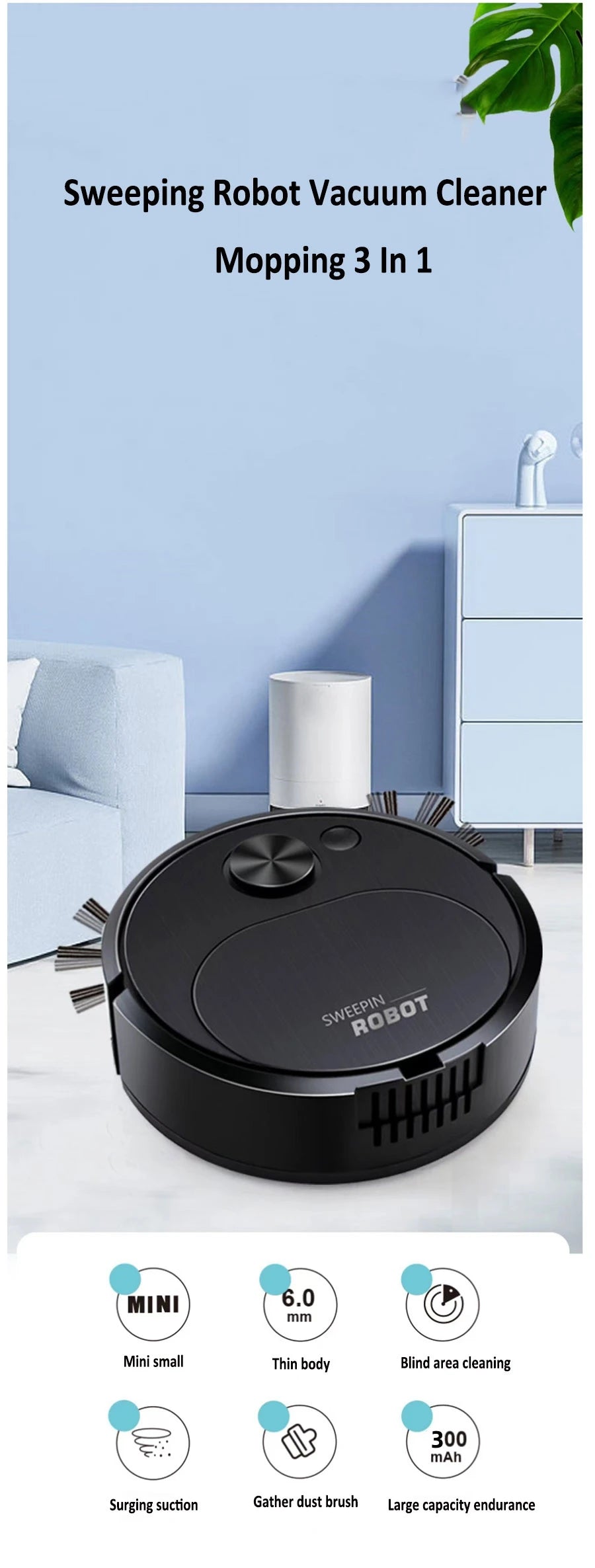 Velmora SmartSweep™ Robot Vacuum