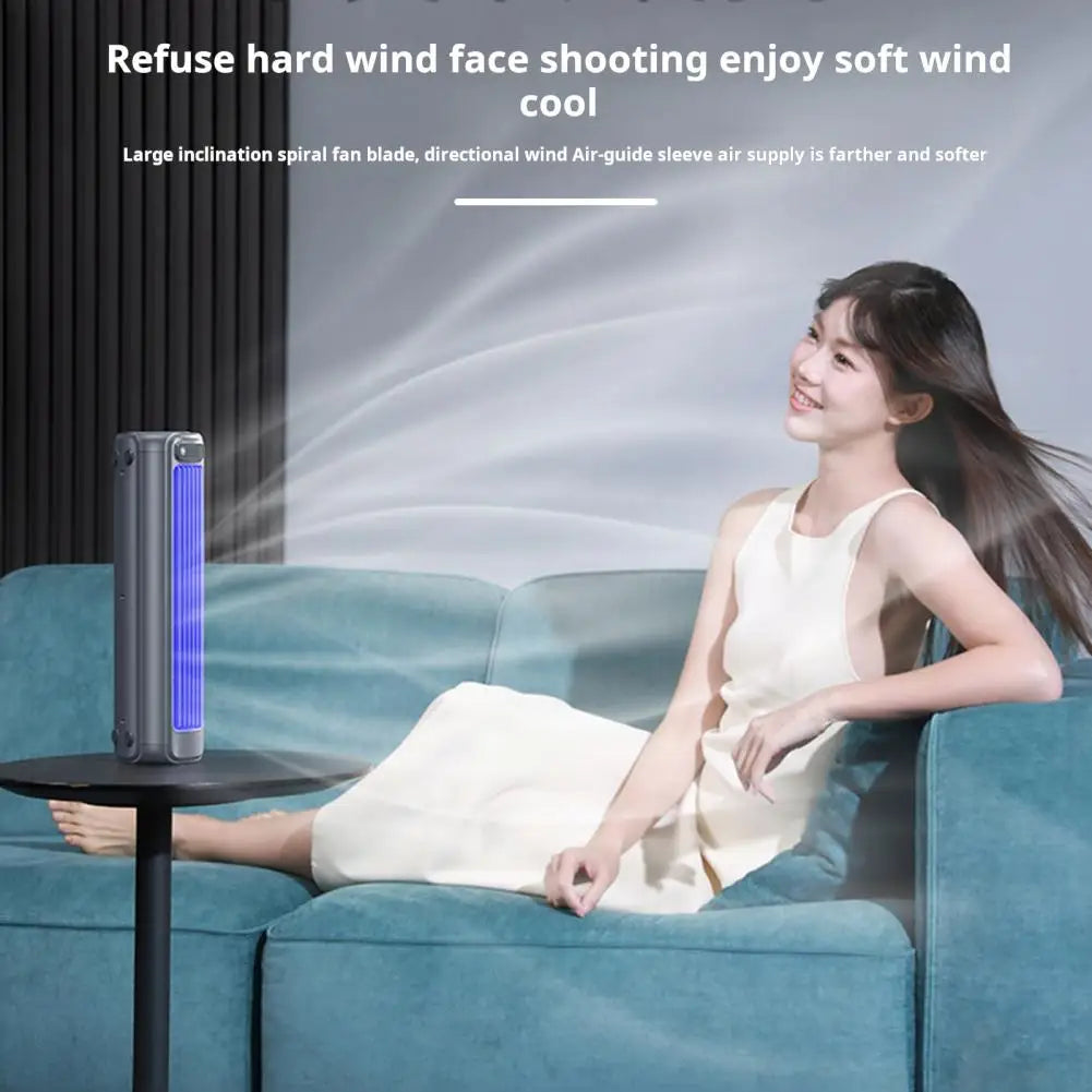 ArcticFlow™ Pro – Ultra-Quiet Rechargeable Wall-Mounted Cooling Fan with Adjustable Airflow