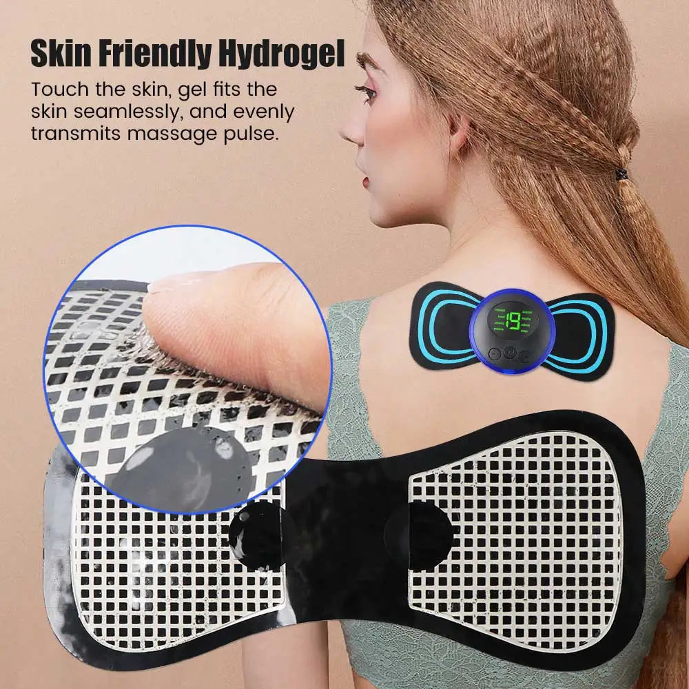 SmartPulse EMS Neck & Body Massager – Portable Electric Muscle Stimulator for Pain Relief & Relaxation