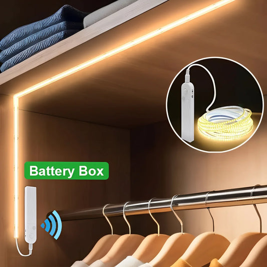LumiSense™ Motion Sensor LED Light – Wireless Battery-Powered Lighting for Closets, Stairs & Cabinets
