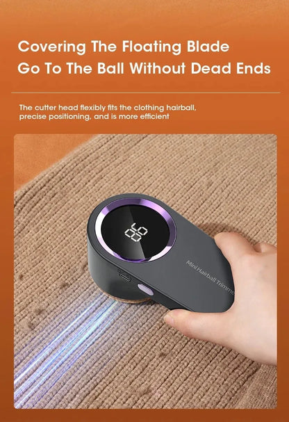 Portable Lint Remover Electric Fuzz Pellet Remover for Clothing LED Display Rechargeable for Clothes Fabric Shaver Fluff Remover