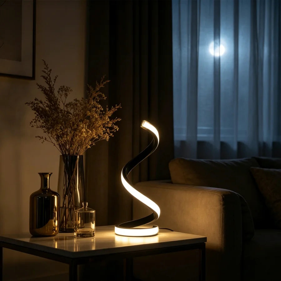 LumaSpiral™ Modern LED Table Lamp
